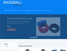 Tablet Screenshot of baseballoutfit.com